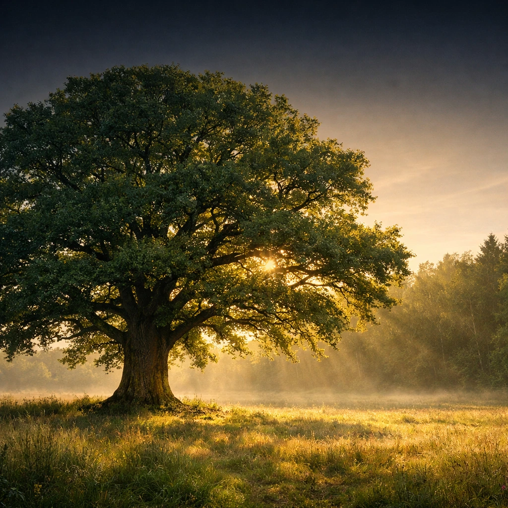 Junge Forstpflanzen im Wald